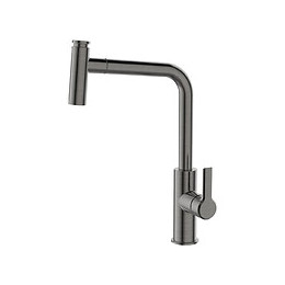 ESSEMANO MITIGEUR EVIER A DOUCHETTE GUN METAL