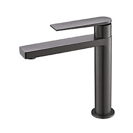 Allure mitigeur lavabo haut gris gun métal