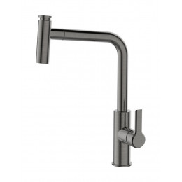 ESSEMANO MITIGEUR EVIER A DOUCHETTE GUN METAL