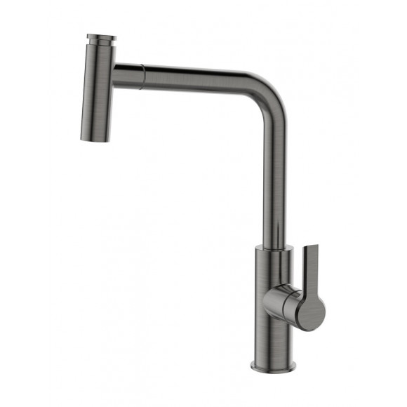 ESSEMANO MITIGEUR EVIER A DOUCHETTE GUN METAL