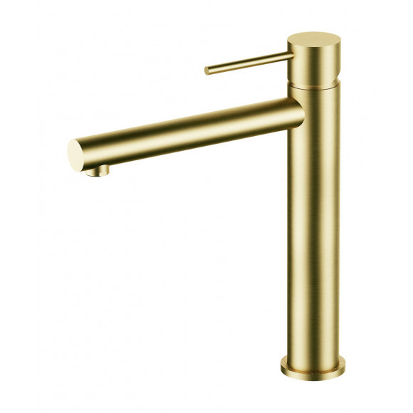 ENVOL MITIGEUR LAVABO HAUT BRUSHED GOLD