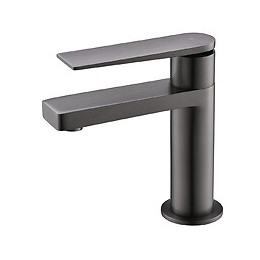 Allure mitigeur lavabo bas gris gun métal