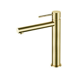 ENVOL MITIGEUR LAVABO HAUT BRUSHED GOLD
