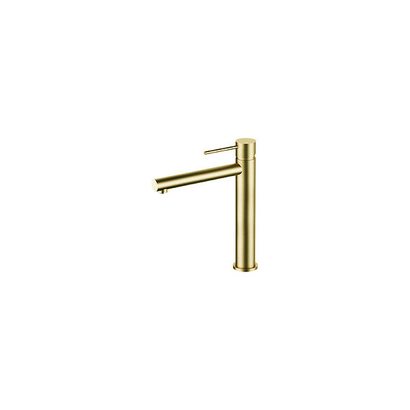 ENVOL MITIGEUR LAVABO HAUT BRUSHED GOLD