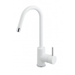 KIWO MITIGEUR LAVABO BLANC CHROME