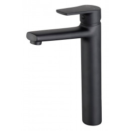 Full black mitigeur lavabo haut noir mat