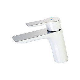 AMOR MITIGEUR LAVABO BLANC ET CHROME