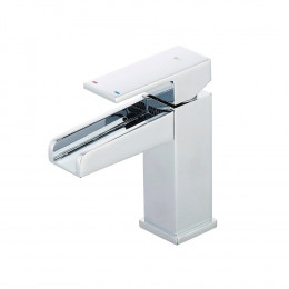 Luzz mitigeur lavabo cascade bas chromé