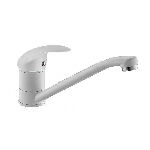 THEO+ MITIGEUR EVIER BLANC MAT