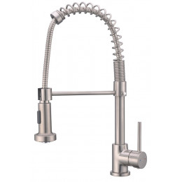 Plimo mitigeur évier à douchette façon inox