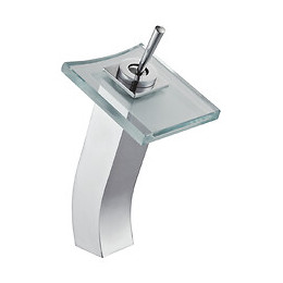 Mitigeur lavabo CRISTALI haut chromé