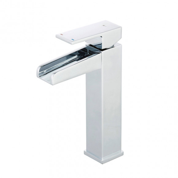 Luzz mitigeur lavabo haut chromé