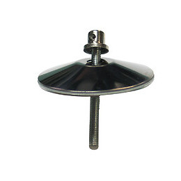 Cache-trou diamètre 46mm avec borne attache chromé