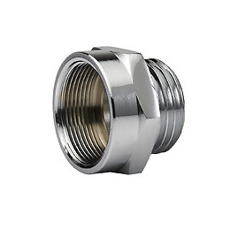 Réduction chromé aérateur femelle 22x100mm mâle 1/2