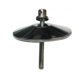 Cache-trou diamètre 46mm avec borne attache chromé