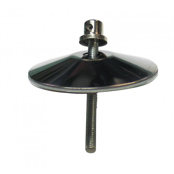 Cache-trou diamètre 46mm avec borne attache chromé