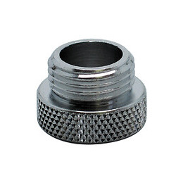 Réduction chromé aérateur femelle 22x100mm mâle 1/2