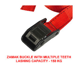 Lot de 2 sangles bagagères L.500xl.2.5cm