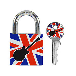 Cadenas à code métal imprimé 30mm anse d.5xh.18mm