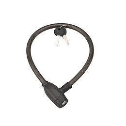 Antivol câble diamètre 12mm longueur 0.60m, 2 clés