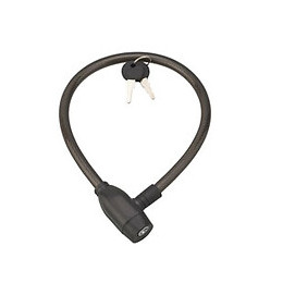 Antivol câble diamètre 12mm longueur 0.60m, 2 clés