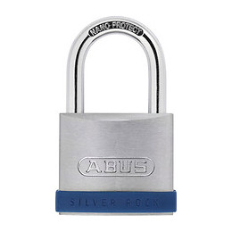 Cadenas à clé Silver Rock Série 5 55mm, 2 clés