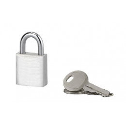 Cadenas aluminium 20mm anse acier 2 clés