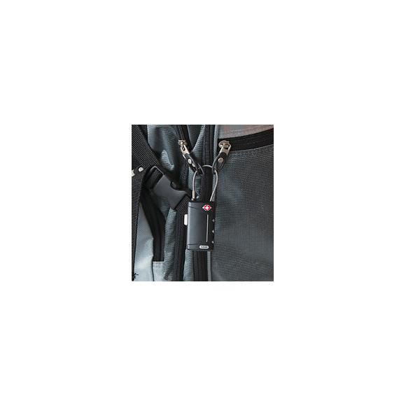 Cadenas à Combinaison 3 chiffres 148-30mm TSA Cable