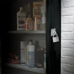 Pack oeillets droits et cadenas à clé