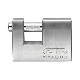 Cadenas horizontal à clé Monobloc Titalium 82TI 70mm diamètre 12mm