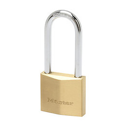 Cadenas à clé laiton massif 50mm anse d.8xh.64mm 6 goupilles