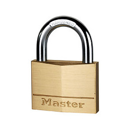 Cadenas à clé laiton massif 60mm anse d.9xh.30mm 5 goupilles