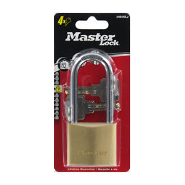 Cadenas à clé laiton massif 50mm anse d.8xh.64mm 6 goupilles