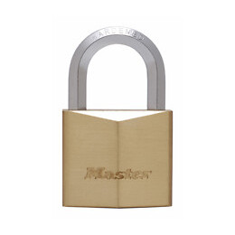 Cadenas à clé laiton massif 50mm anse hexagonale d.9xh.30mm 4 clés