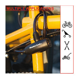 Câble antivol acier 1.8mx8mm