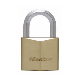 Cadenas à clé laiton massif 50mm anse hexagonale d.9xh.30mm 4 clés