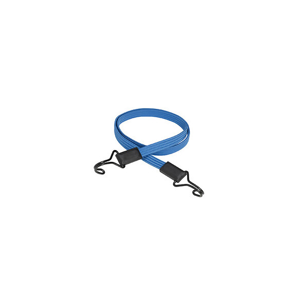 Tendeur plat avec crochet L.120cm bleu foncé