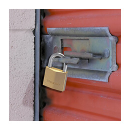 Cadenas à clé laiton massif 50mm anse d.8xh.30mm 6 goupilles