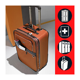 Cadenas à combinaison programmable chrome 20mm anse d.3xh.21mm