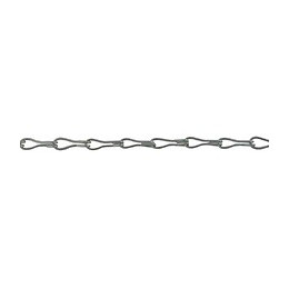 Chaîne double torsion acier nickelé diamètre 1,6 mm longueur 5 m VISO