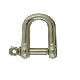 Manille droite acier inoxydable AISI 316 -diamètre 8