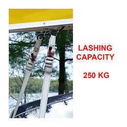 2 sangles d'arrimage à crochets autobloquante