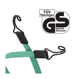 Tendeur plat avec crochet L.80cm vert