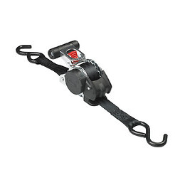 Sangle d'arrimage à cliquet rétractable L.300xl.2.5cm