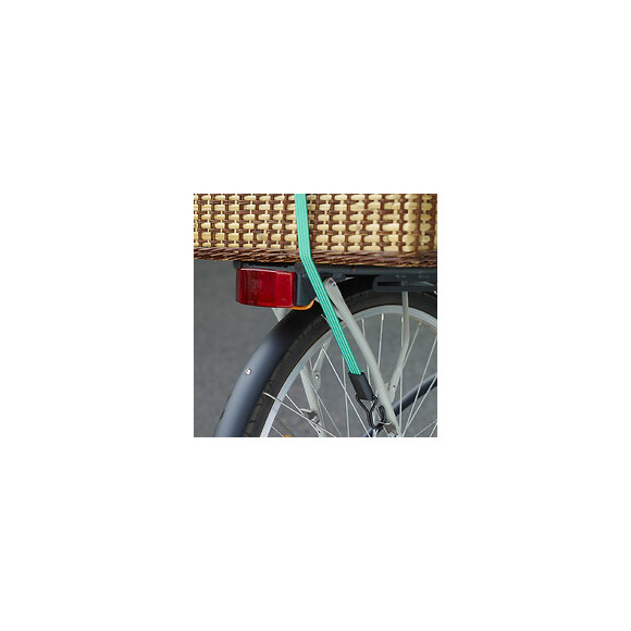 Tendeur plat avec crochet L.80cm vert