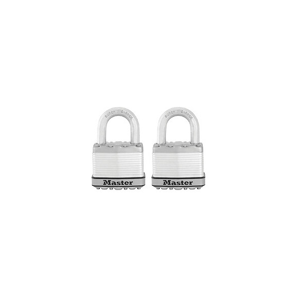 2 cadenas Excell 50mm anti-intempéries et anse octogonale