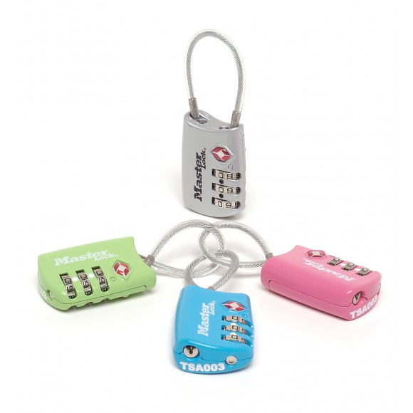 Cadenas 30mm avec câble flexible à combinaison