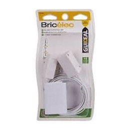 Rallonge téléphonique PTT 8 plots mâle-femelle 5m