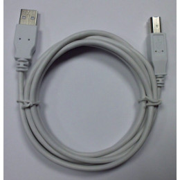 Câble USB-A mâle -B mâle USB 2.0 1.8m - blanc