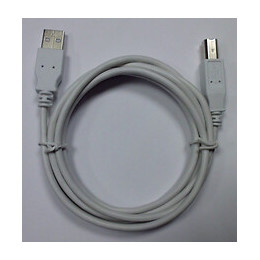 Câble USB-A mâle -B mâle USB 2.0 1.8m - blanc